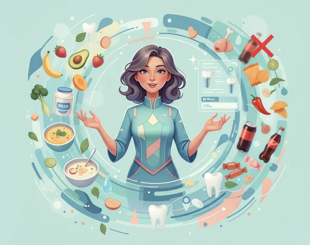 تغذیه بعد از جراحی ایمپلنت: چه غذاهایی بخوریم و از چه چیزهایی پرهیز کنیم؟