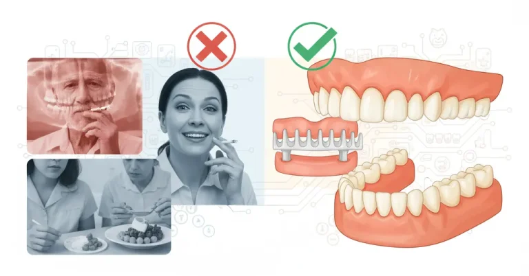 چه کسانی کاندیدای مناسبی برای ایمپلنت دندان نیستند؟ بررسی محدودیت‌ها و راه‌حل‌های جایگزین
